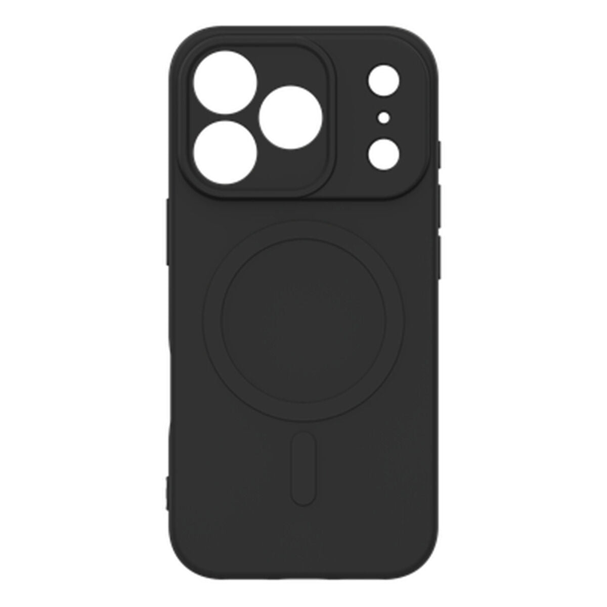 NOVIXA Premium Silicone Case for iPhone 17 Pro – Black