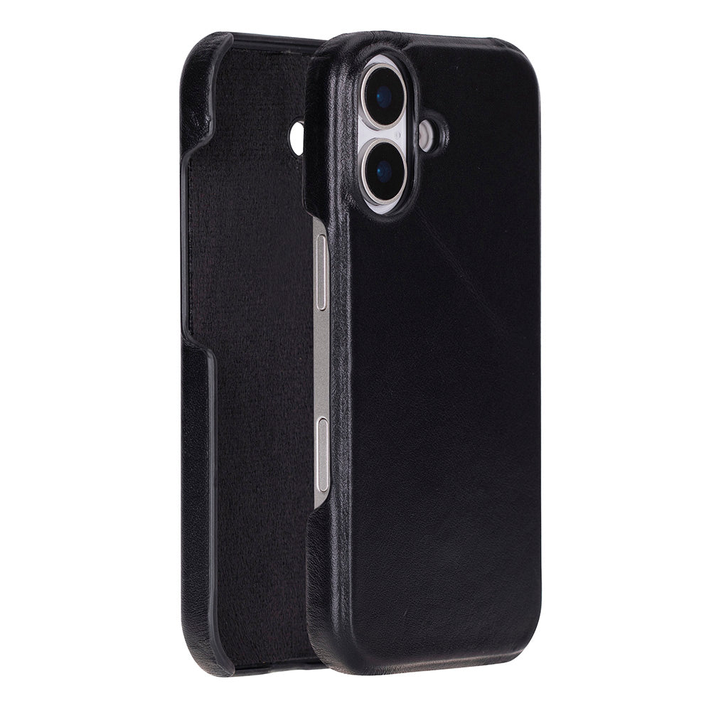 NOVIXA Premium Leather Case for iPhone 17 – Brown