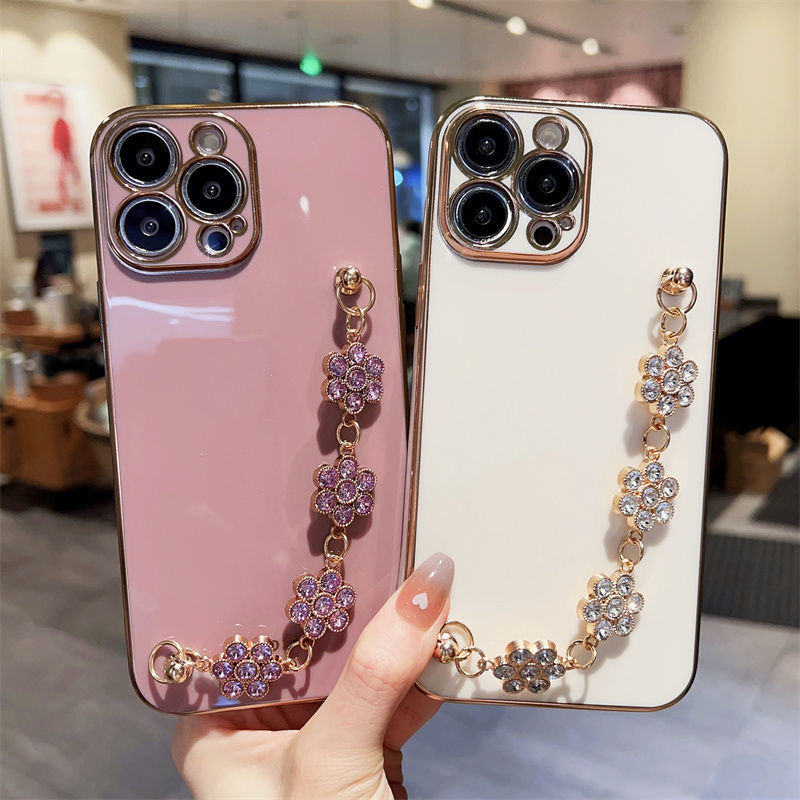 Novixa Rhinestone bracelet Cover For Iphone