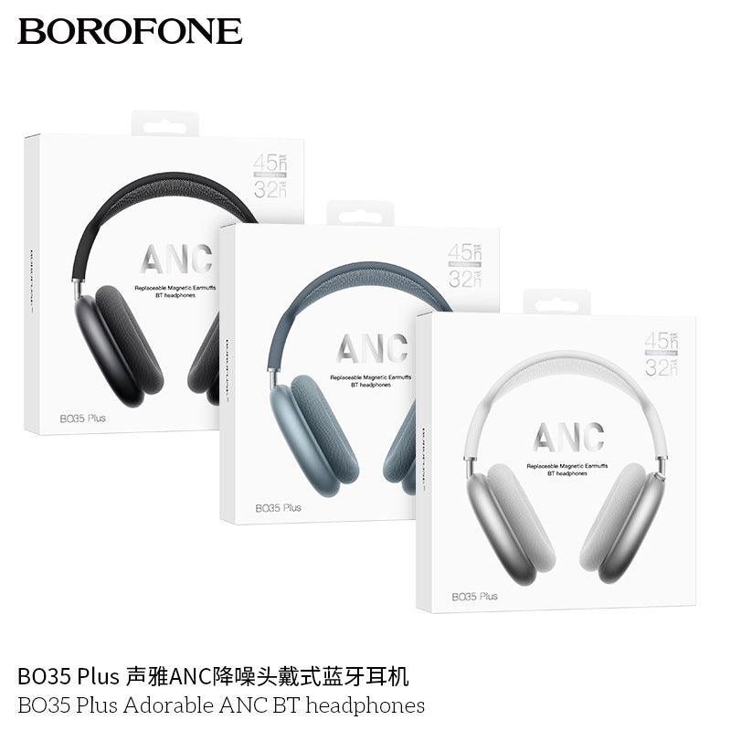 Novixa Noise-Cancelling Wireless Bluetooth Headphones