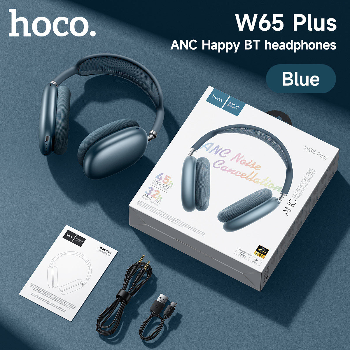 Novixa Noise-Cancelling Wireless Bluetooth Headphones