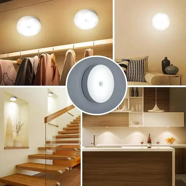 Novixa Motion Sensor Light for Home with USB Charging Wireless LED Night Light ( Pack of 2)