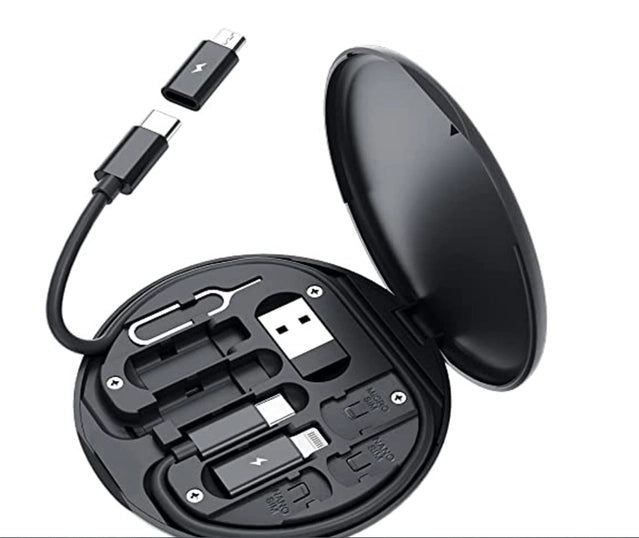 Novixa Mini Multi-Functional Fast Charging Data Cable Set (Pack of 1)