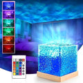 Novixa Dynamic Water Ripple Projection Light, USB Portable Night Lamp for Home Decor