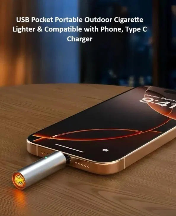 Novixa Electric Cigarette Lighter - Plug-in USB Pocket Portable Outdoor Mouth-Blow