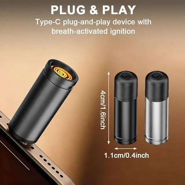 Novixa Electric Cigarette Lighter - Plug-in USB Pocket Portable Outdoor Mouth-Blow